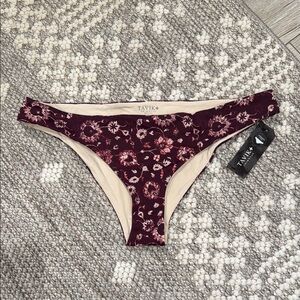 Tavik swim Floral Bottoms - Burgundy